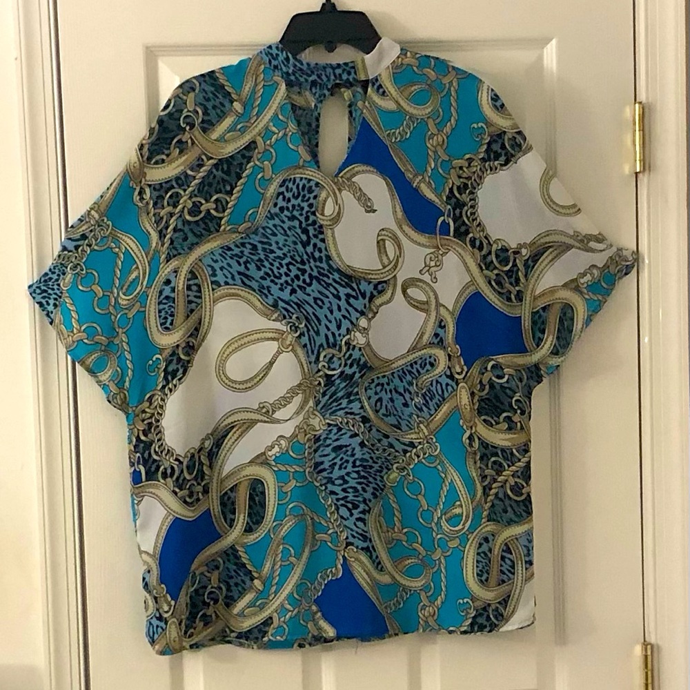 Ashley Stewart - Women’s Short Sleeve Dress Blouse.